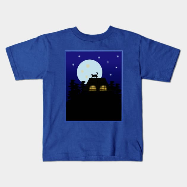 Nightlife Kids T-Shirt by Sinmara